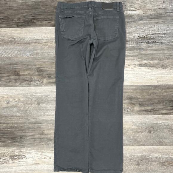 Paige Doheny Grey Mens 30x30 Relaxed Straight Mid Rise Pockets Preppy Jean Pants - Picture 2 of 12